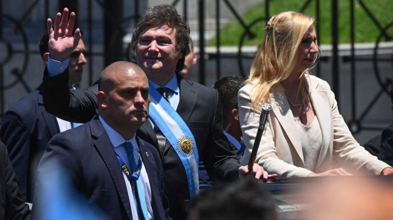 La asunción presidencial de Javier Milei en fotos 