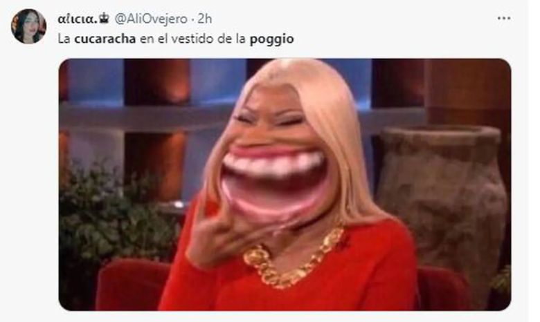 Los mejores memes de la cucaracha en el vestido de Julieta Poggio en Gran Hermano 2023 