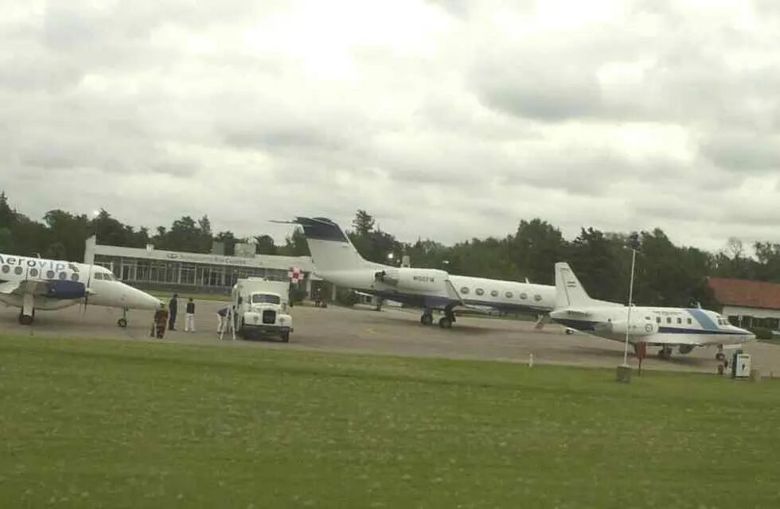 Nuevamente el aeropuerto de Rio Cuarto recibe una aeronave de gran porte que viene de otro país