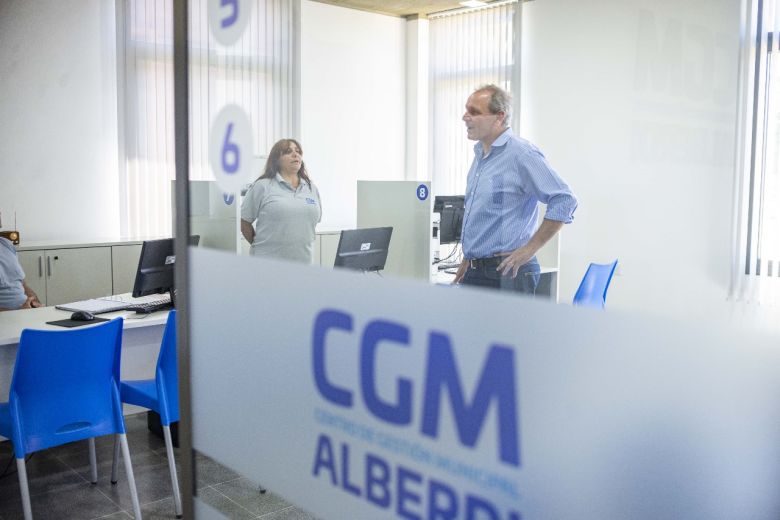 El CGM Alberdi funciona a pleno: cuáles son los trámites que se pueden realizar