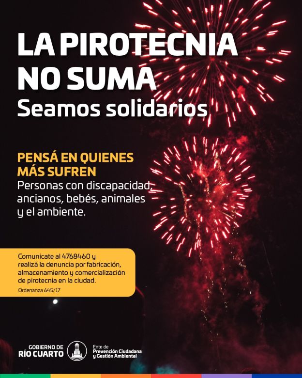 Refuerzan los controles contra la pirotecnia ante los festejos de Año Nuevo