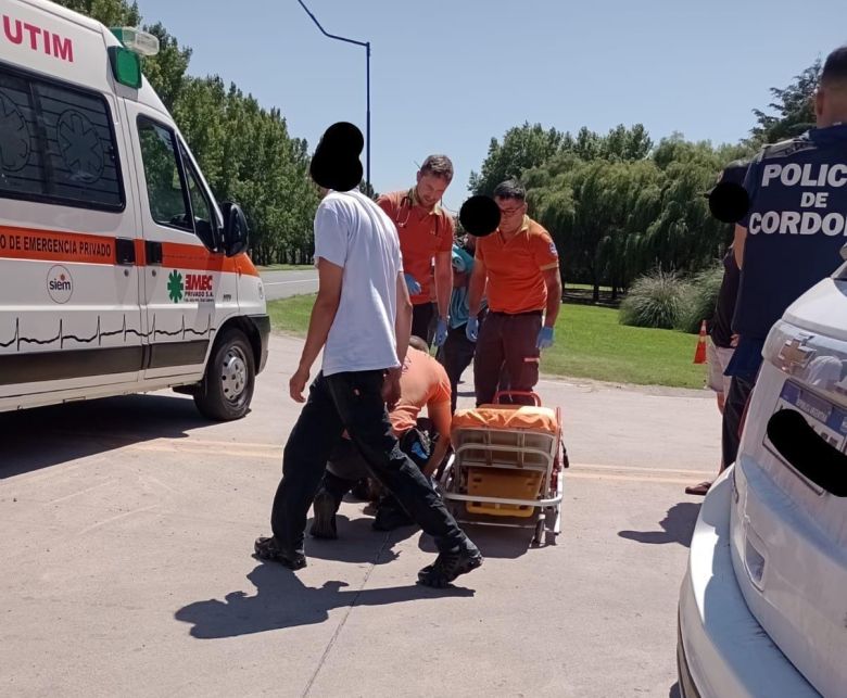 Una joven resultó lesionada tras colisionar en ruta 158