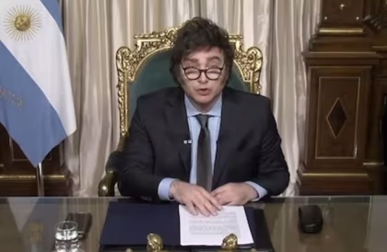 Javier Milei dio un mensaje de fin de año y le pidió al Congreso aprobar la ley ómnibus para evitar una “catástrofe económica”