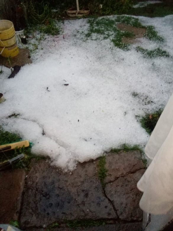 Temporal y granizada en Río Cuarto y región 