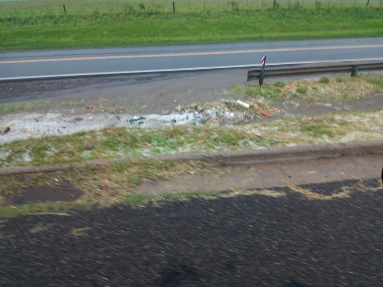 Temporal y granizada en Río Cuarto y región 