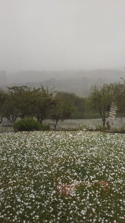 Temporal y granizada en Río Cuarto y región 