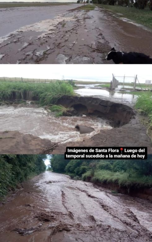 Situación de emergencia en Santa Flora