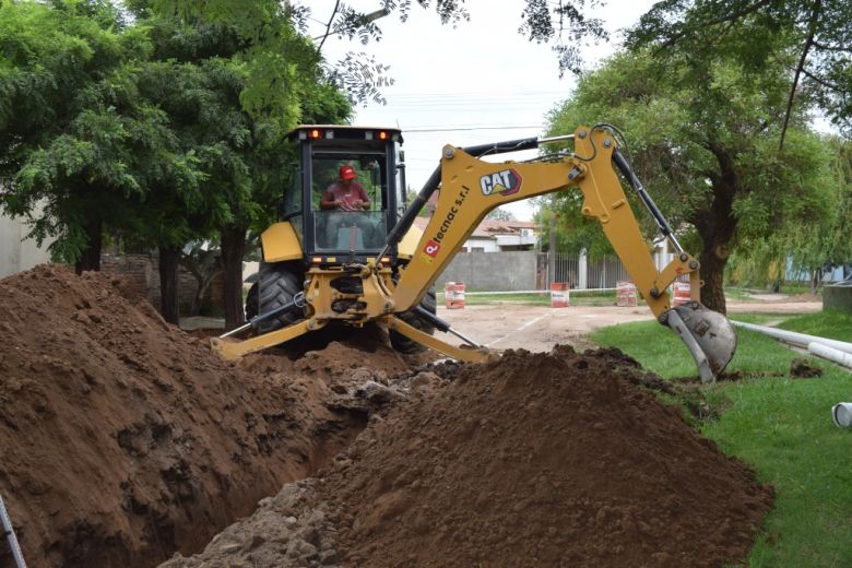 Río Cuarto: avanza obra cloacal que beneficiará a 390 familias