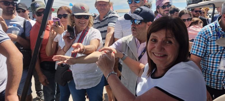 Patricia Bullrich presentó "Cosecha Segura" en Expoagro 