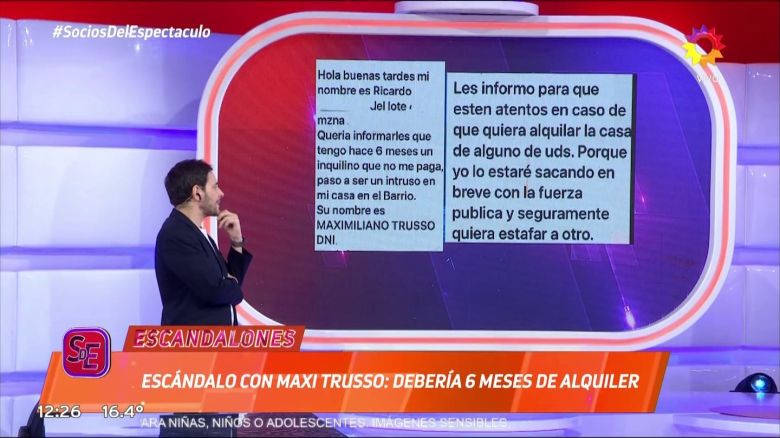 Filtraron el millonario fraude que Maxi Trusso habría cometido: “Seguro quiera estafar a otro”