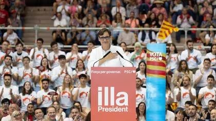 El partido Socialista catalán vence en elecciones del parlamento autonómico