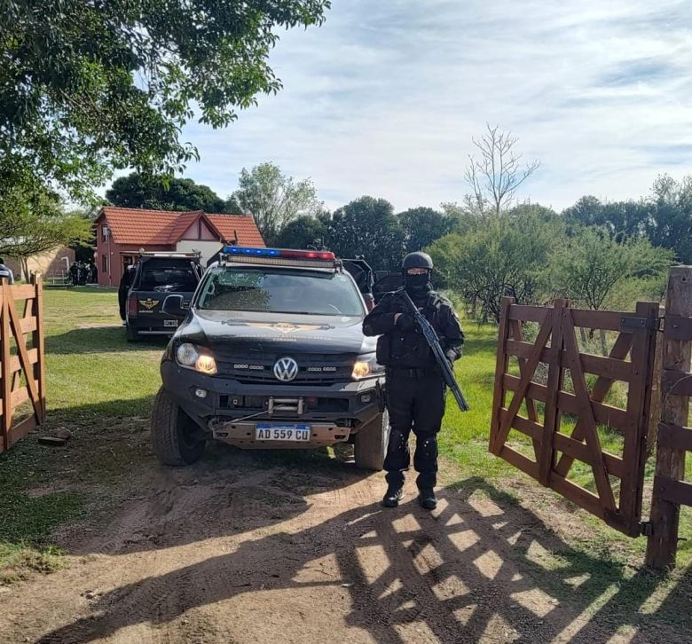 FPA realizó allanamientos en la localidad de Nono y secuestró estupefacientes 