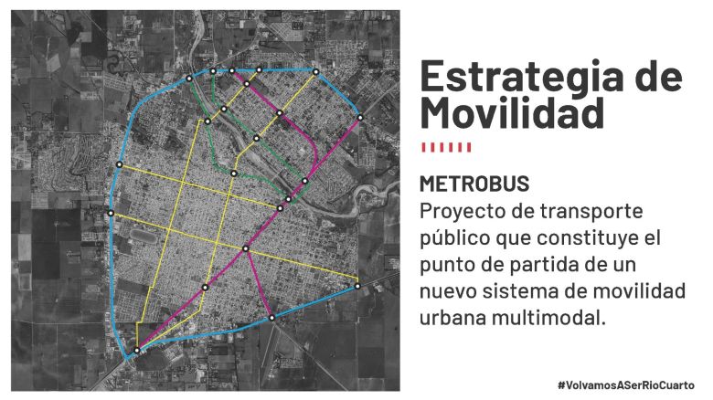 Gonzalo Parodi presentó el proyecto Metrobús de Río Cuarto