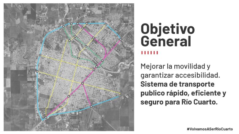Gonzalo Parodi presentó el proyecto Metrobús de Río Cuarto