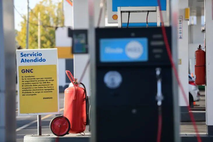El suministro de gas  empeiza a normalizarse en industrias y estaciones de servicio de GNC
