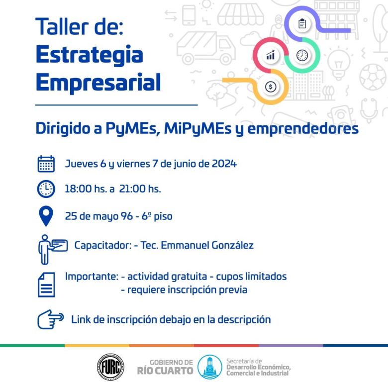 Se dictara un taller de estrategia empresarial 