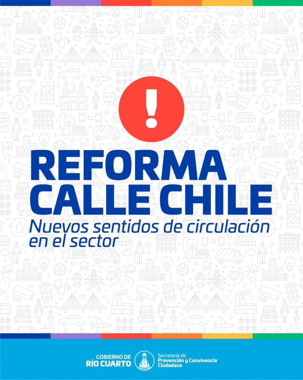 Tras la apertura de calle Chile, advierten sobre la nueva circulación por la zona