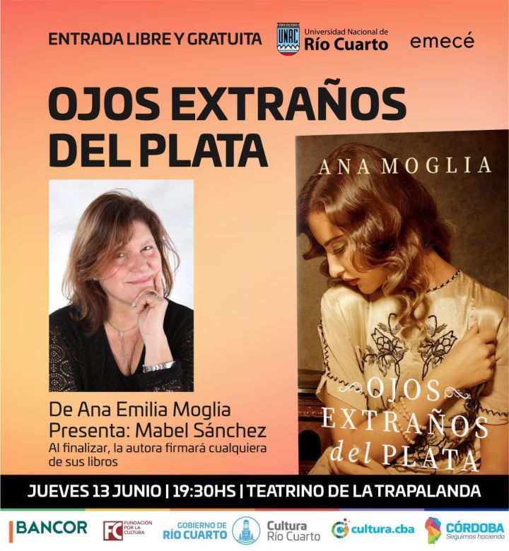 Ana Moglia y otro nuevo libro: "Ojos extraños del Plata"