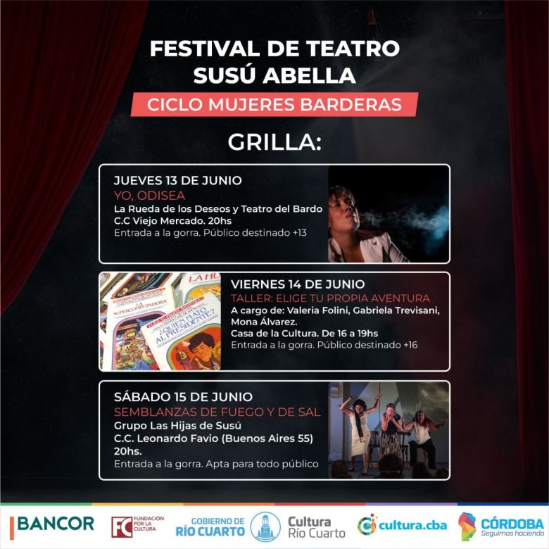 Se acerca el cierre del festival de teatro "Susú Abella"