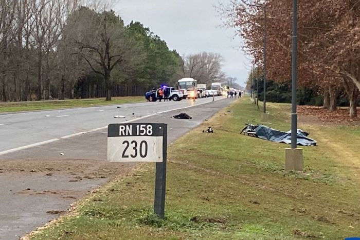 Un joven falleció en un siniestro vial en la Ruta 158