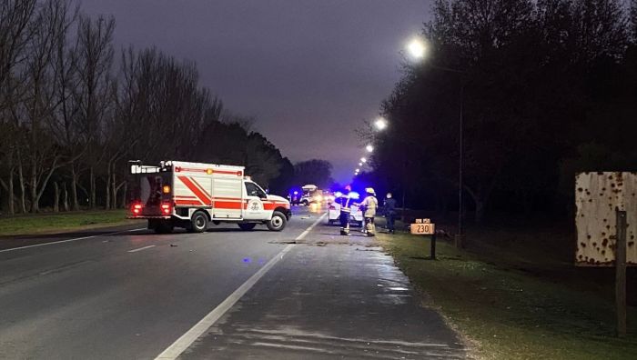 Un joven falleció en un siniestro vial en la Ruta 158