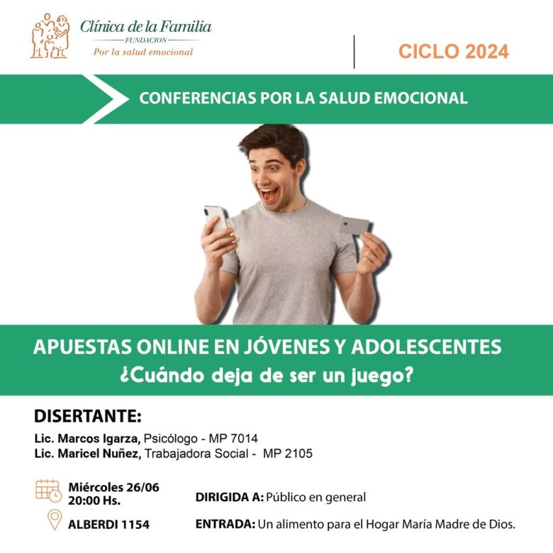 Apuestas online de adolescentes y jóvenes: “terminan generando deudas, porque han sido extorsionados”