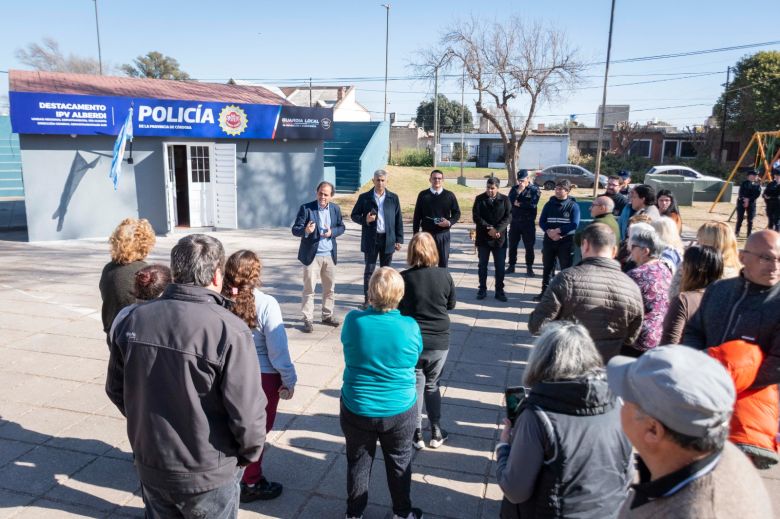 Habilitaron un destacamento policial en el IPV Alberdi