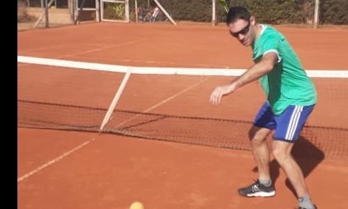 Martín Juárez Ortega, el tenista riocuartense con disminución visual que es campeón nacional