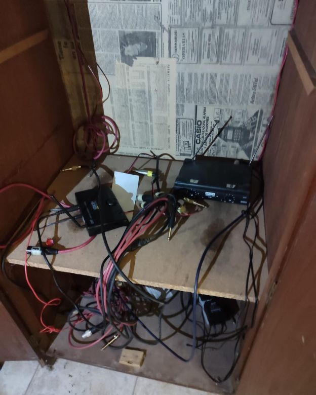 Inseguridad: robaron una consola de sonidos valuada en más de un millón y medio de pesos en la Iglesia La Merced