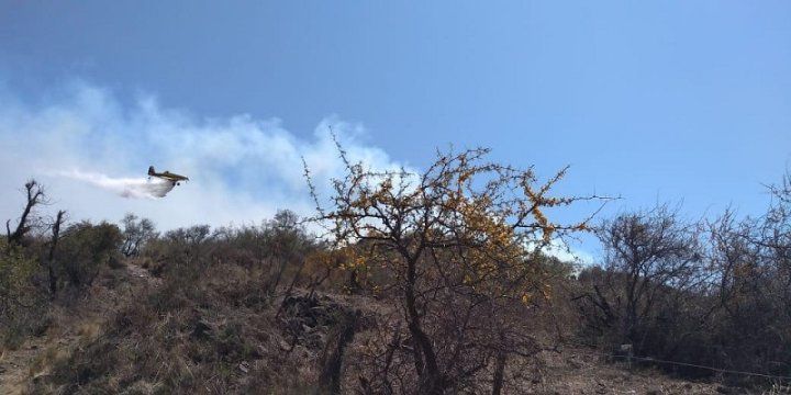 Permanece elevado el riesgo de incendios en la provincia de Córdoba y  hay pronóstico de primavera con pocas lluvias