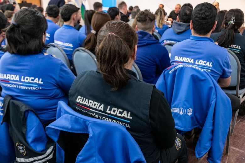 ​Los Guardias Locales cursan la diplomatura universitaria en seguridad pública