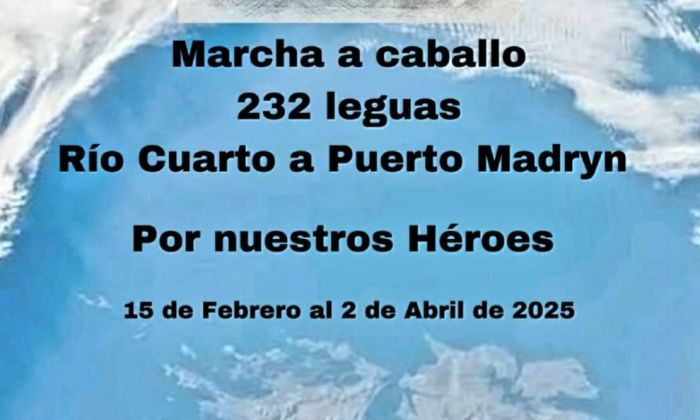 Preparan una gran marcha  desde Río Cuarto hasta Puerto Madryn