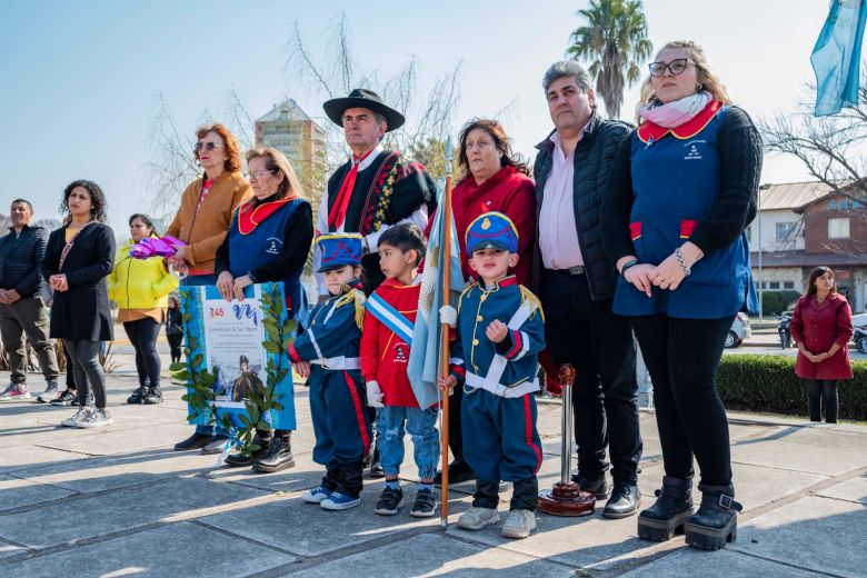 De Rivas encabezó el homenaje a San Martín a 174 años de su fallecimiento