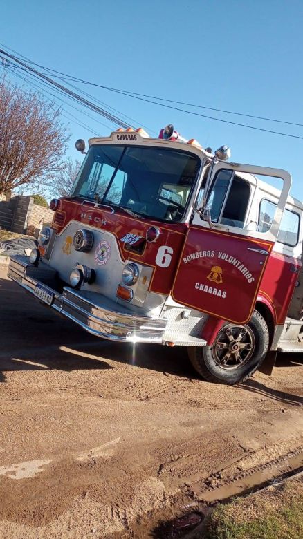 Los bomberos de Charras fueron habilitados nuevamente por la Provincia para operar en su jurisdicción