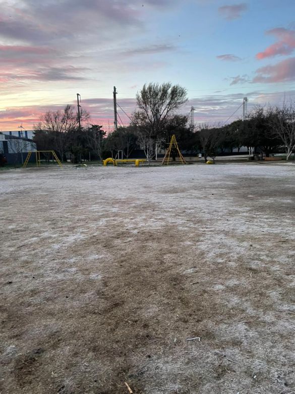 Río Cuarto amaneció con una helada y continúa el frío  