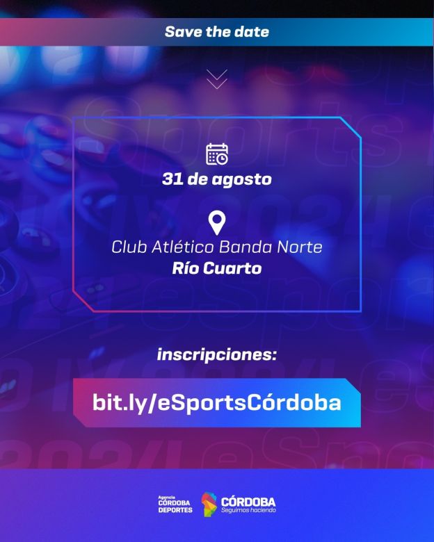 Vuelven los desafíos e-Sports con un megaevento en Río Cuarto