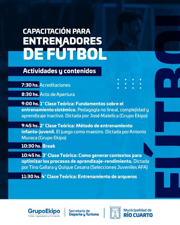 Capacitación con Pablo Aimar: están abiertas las inscripciones