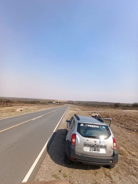 Radio Río Cuarto "inauguró" el  Camino de La Costa totalmente pavimentado