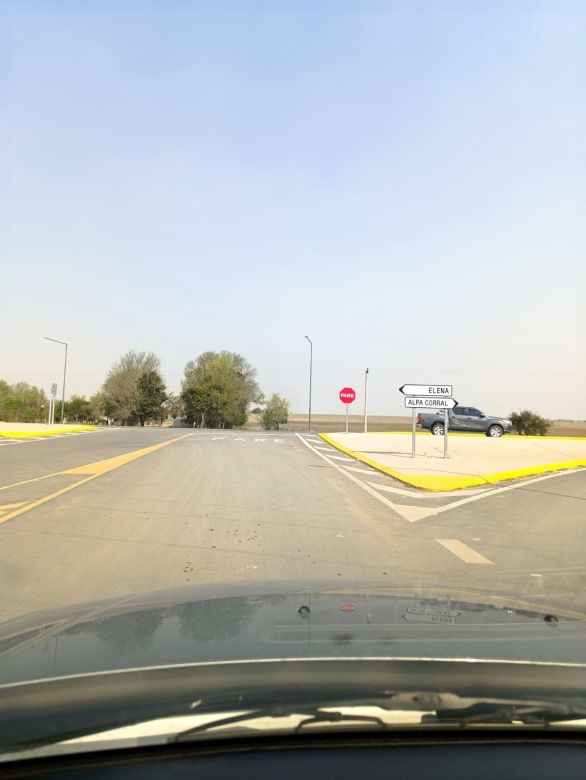 Radio Río Cuarto "inauguró" el  Camino de La Costa totalmente pavimentado