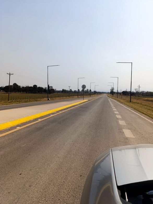 Radio Río Cuarto "inauguró" el  Camino de La Costa totalmente pavimentado