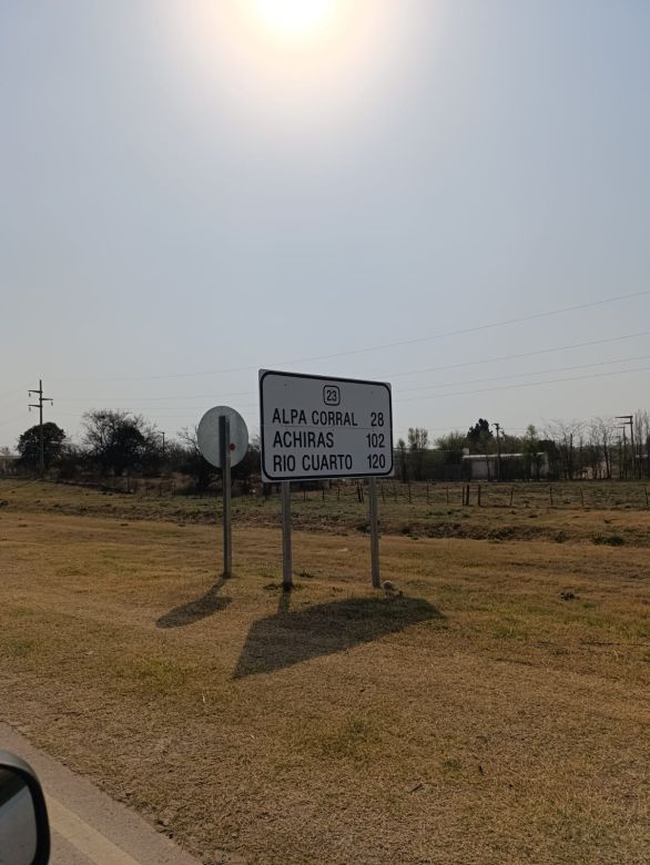 Radio Río Cuarto "inauguró" el  Camino de La Costa totalmente pavimentado