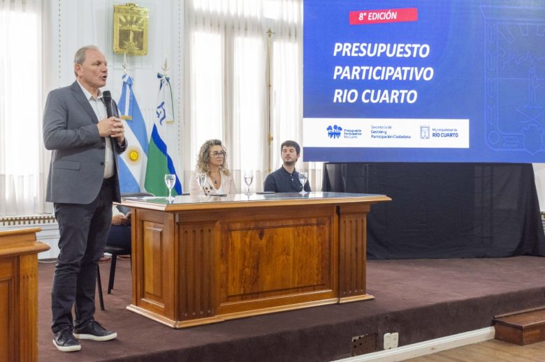 Se lanzó la octava edición del Presupuesto Participativo