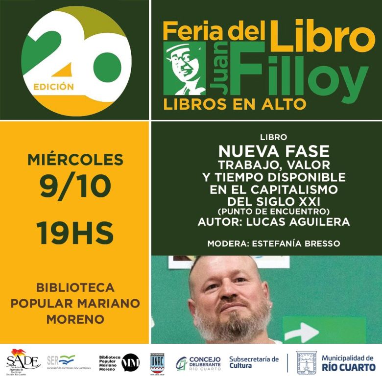 Grilla de Actividades de la Feria del Libro para este miércoles