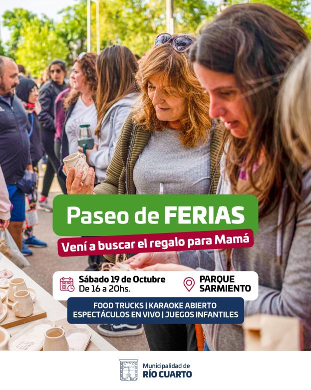 Se viene la feria de emprendedores previa al día de la madre 