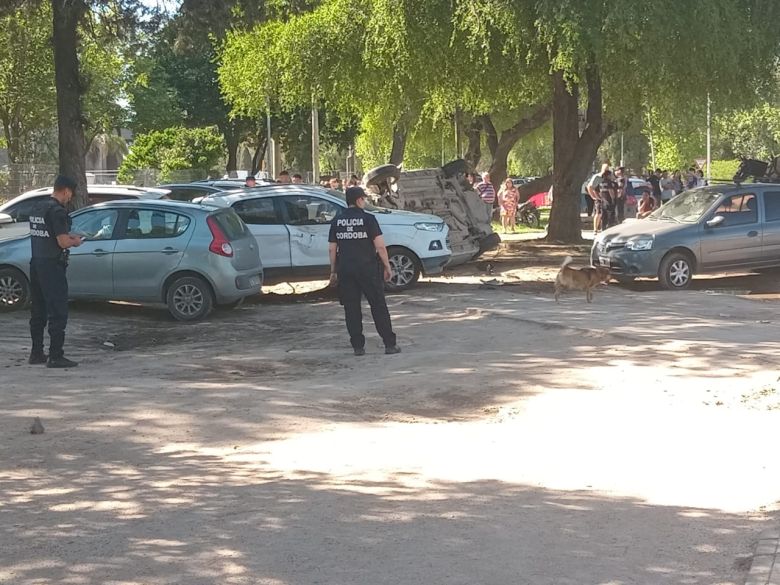 Accidente en el puente Obregón Cano