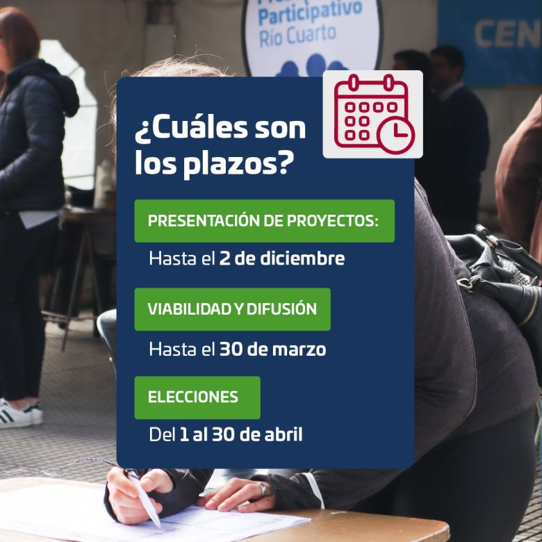 Presupuesto Participativo: el exitoso programa entra en la recta final de presentación de ideas