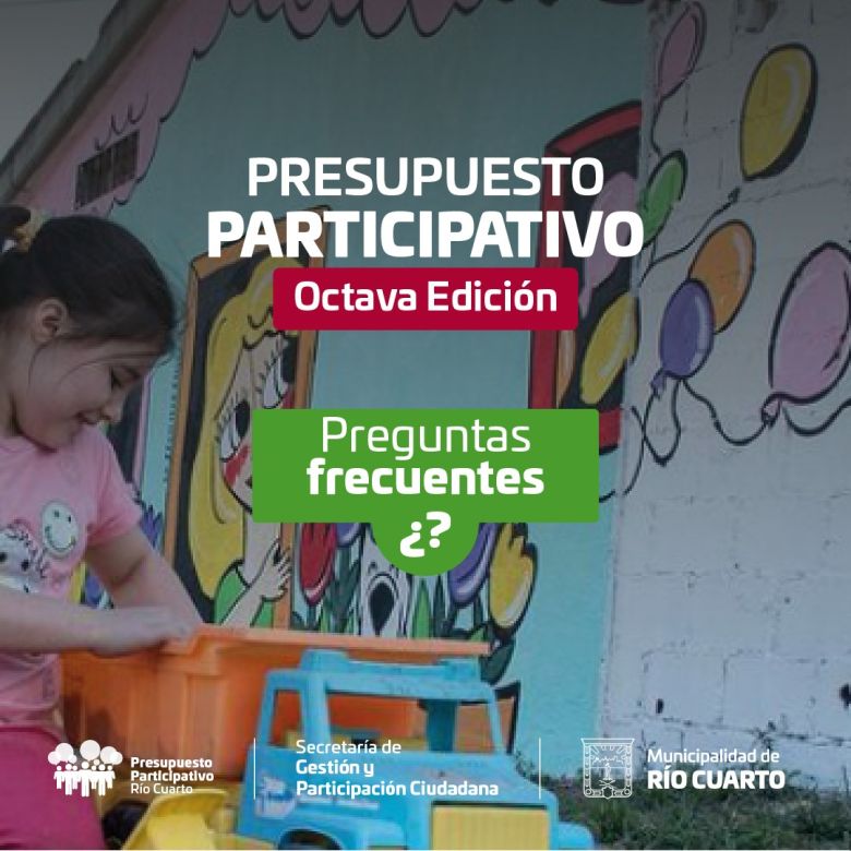 Presupuesto Participativo: el exitoso programa entra en la recta final de presentación de ideas