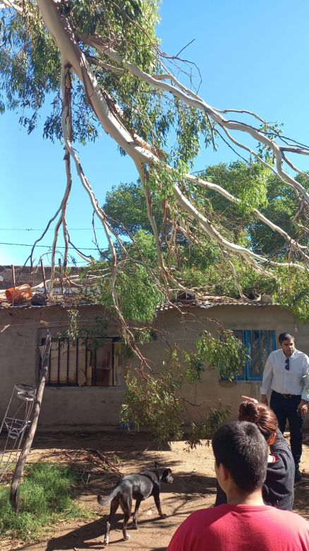 El Intendente De Rivas recorre los barrios afectados tras el temporal