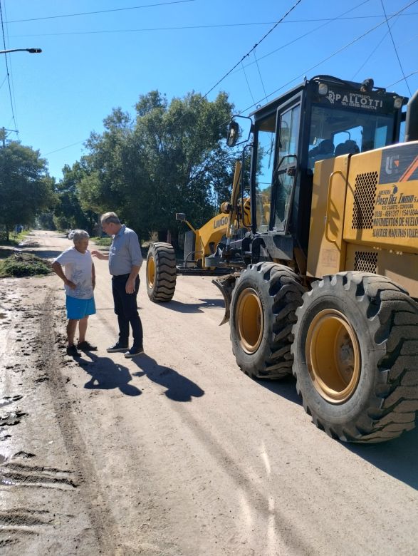 El Intendente De Rivas recorre los barrios afectados tras el temporal