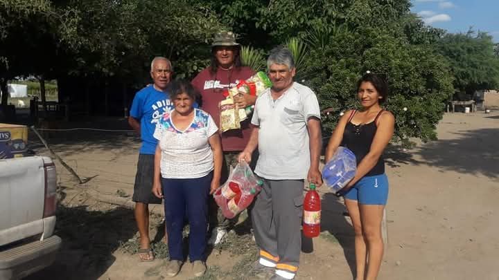 Cabrera Solidaria: el “Negro” Hasenei con cara de payaso ayuda a niños del monte chaqueño